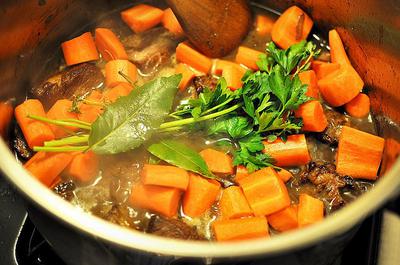 Traditional Beef Stew from Burgundy 
