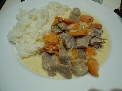 Blanquette de Veau (creamy veal stew)